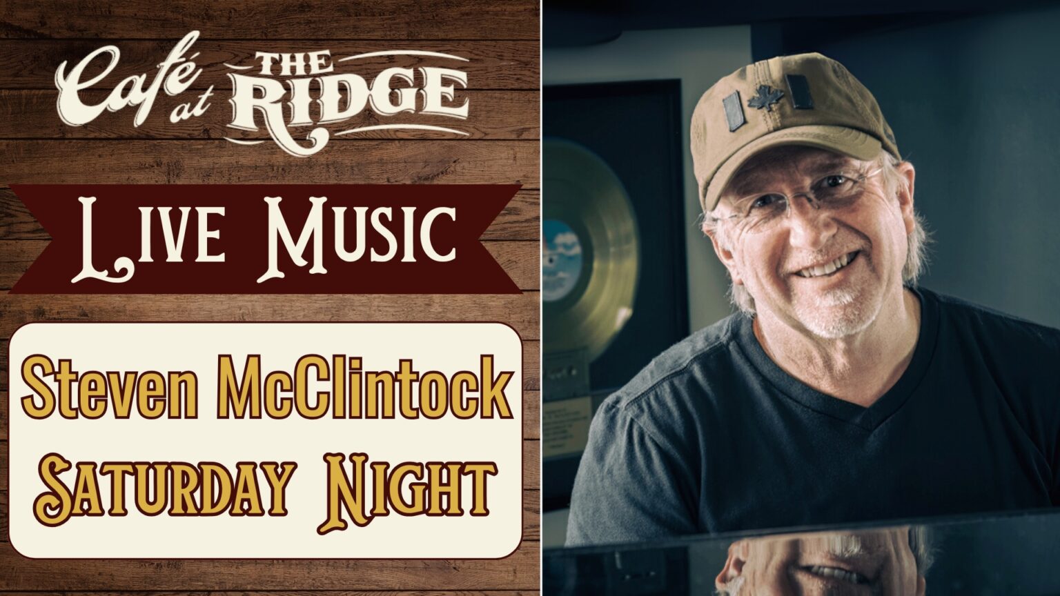 Live Music with Steven McClintock! – The Ridge Marketplace