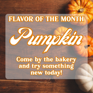 Pumpkin Flavor of the Month